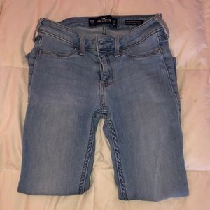 hollister low rise skinny jeans